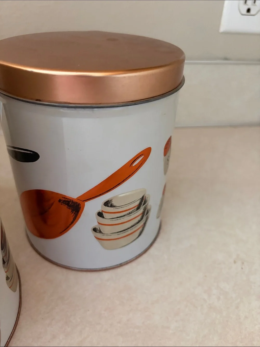Vintage 3 piece canister set